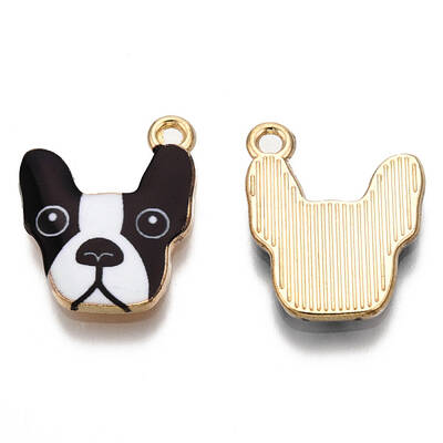 Rack Plating Alloy Enamel Pendants