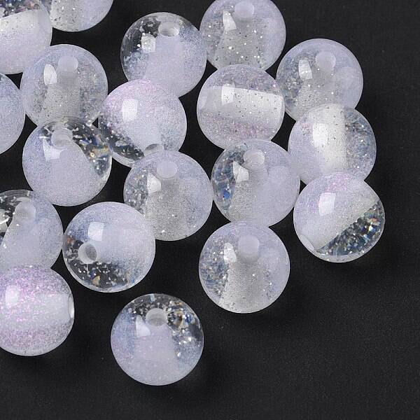 Two Tone Resin Beads