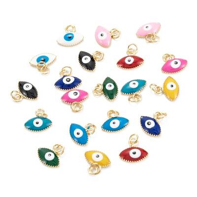 Brass Enamel Pendants