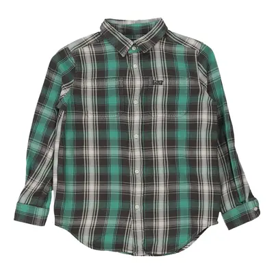 Age 6 Ralph Lauren Checked Shirt - Small Green Cotton