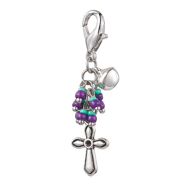 Baking Paint Glass Seed Pendant Decorations