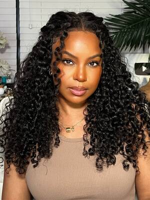 7x5 Bye-Bye Knots Wig Glueless Lace Jerry Curly Wig With Bleached Invisible Knots 150% Density