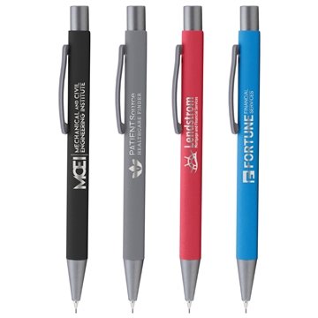 100 Customized Bowie Softy Mechanical Pencil - Laser - Soft Touch ...