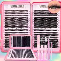 Mixed Length Individual False Eyelashes Kit, 1 Set Natural Look Eyelash Extensions, Self Grafting Curl Eyelashes, Eye Makeup ...