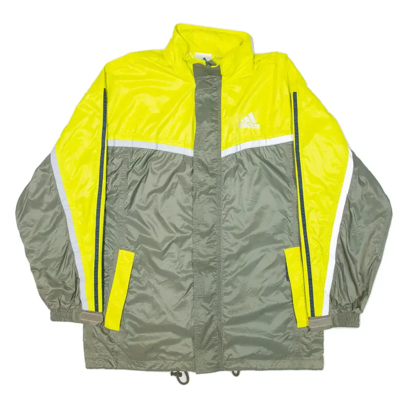 ADIDAS Mens Jacket Green Hooded L
