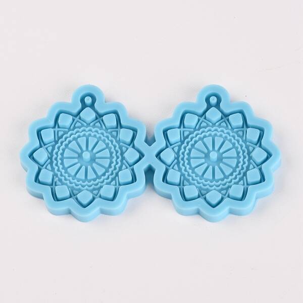 Flower Pendant Silicone Molds
