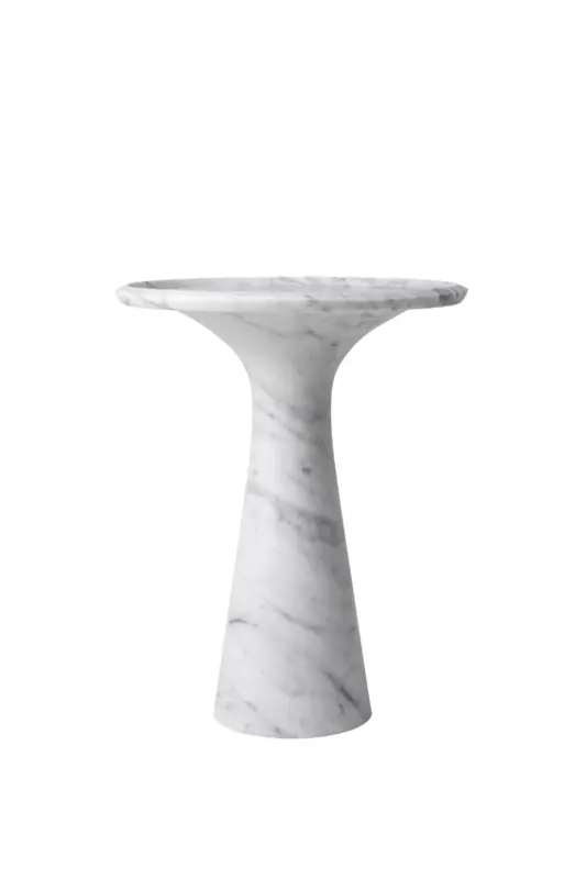 White Marble Side Table | Eichholtz Pompano Low