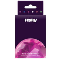 Gem Pen Hair Gem Refill Set - Refill Your Gem Pen With New Colors & Styles - Hair Safe Adhesive - Suitable for All Hair Types...