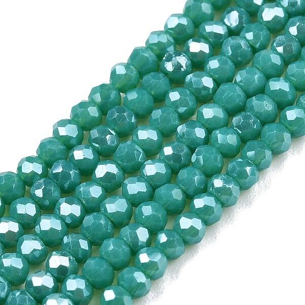 Electroplate Glass Beads Strands