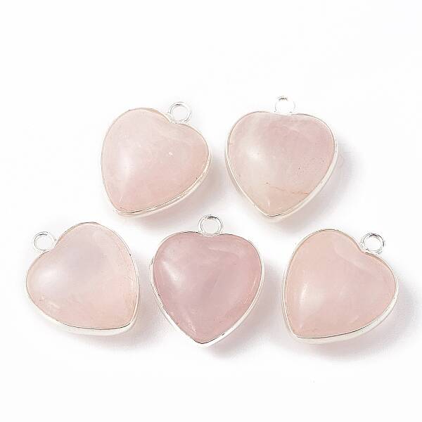 Natural Rose Quartz Pendants