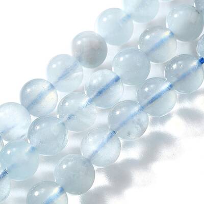Natural Aquamarine Beads Strands