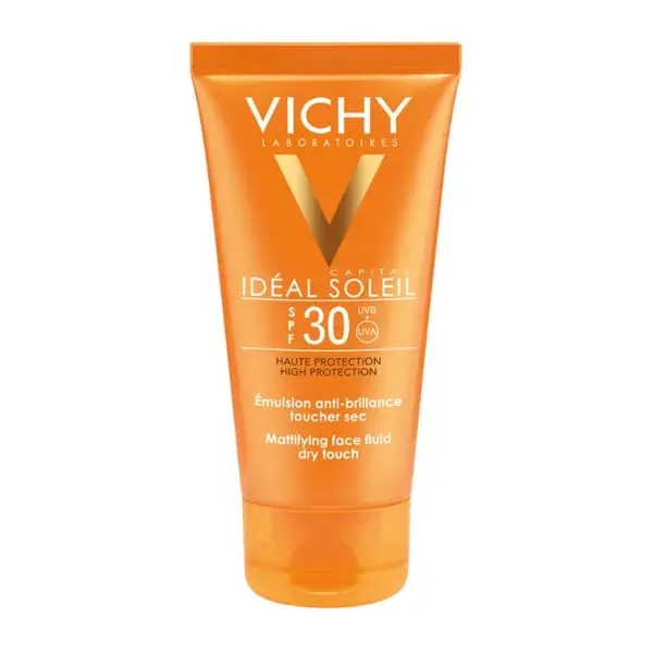 Vichy Ideal Soleil Fluido Viso Opacizzante Tocco Secco Spf30 50ml