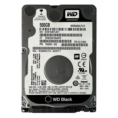 792086-002 HP 500GB 7200RPM SATA 6Gb/s NHP 16MB Cache 2.5-inch Hard Drive