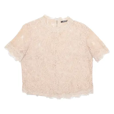 ZARA Womens Printed Blouse Pink Crazy Pattern M