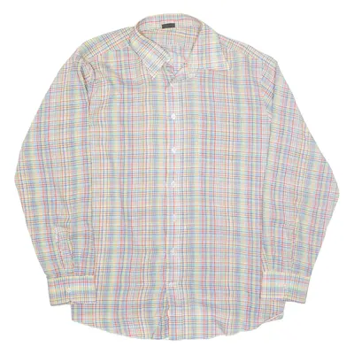 DORNBUSCH Shirt Red Check Long Sleeve Mens L
