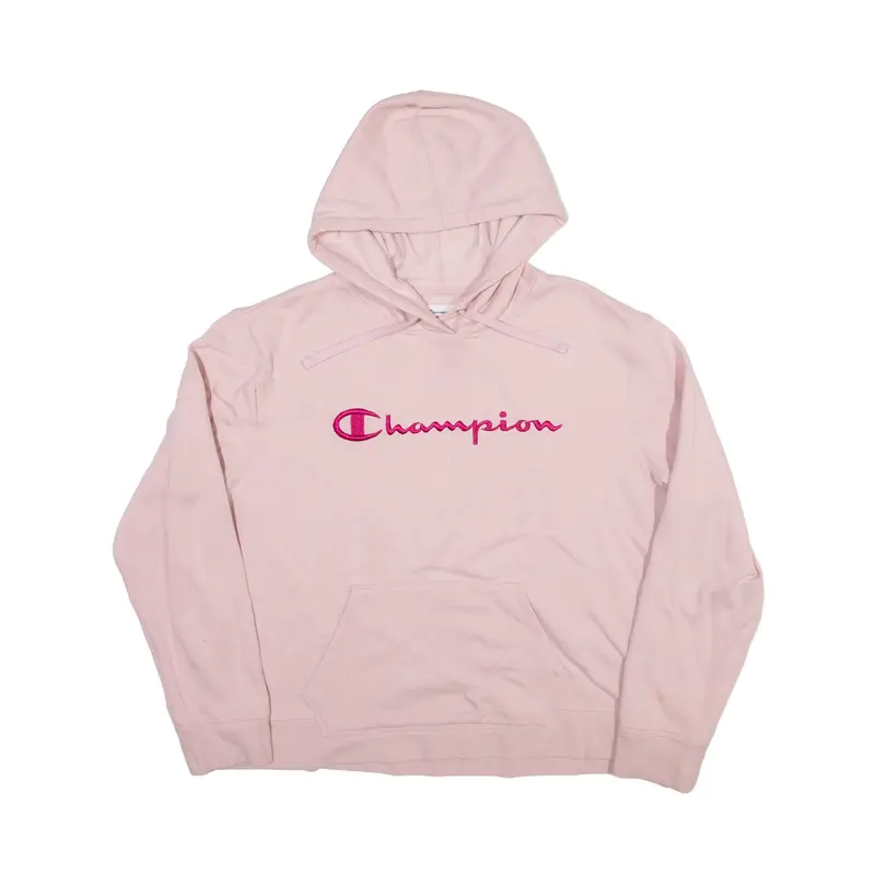 CHAMPION Hoodie Pink Pullover Womens XL