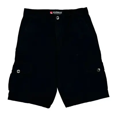 Southpole Cargo Shorts - 32? Waist Black Cotton