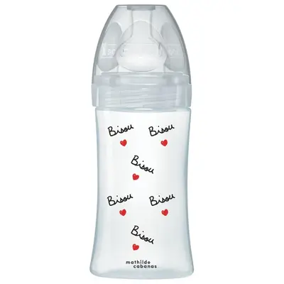 Dodie Anti-Colic Baby Bottle Teat Plate - 0-6 Months - Capacity 2 - Bacio - Mathilde Cabanas Collection - 270mL