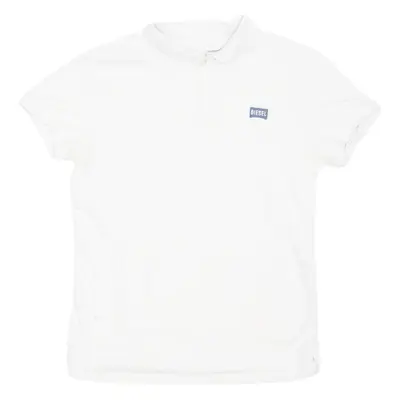 DIESEL Mens Polo Shirt White M