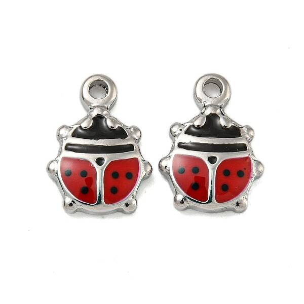 304 Stainless Steel Enamel Charms