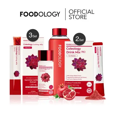 RED Burning 1-Month Full Set | Coleology Cutting Jelly & Coleology Drink Mix Pro +cut PRO (Full 1 month)