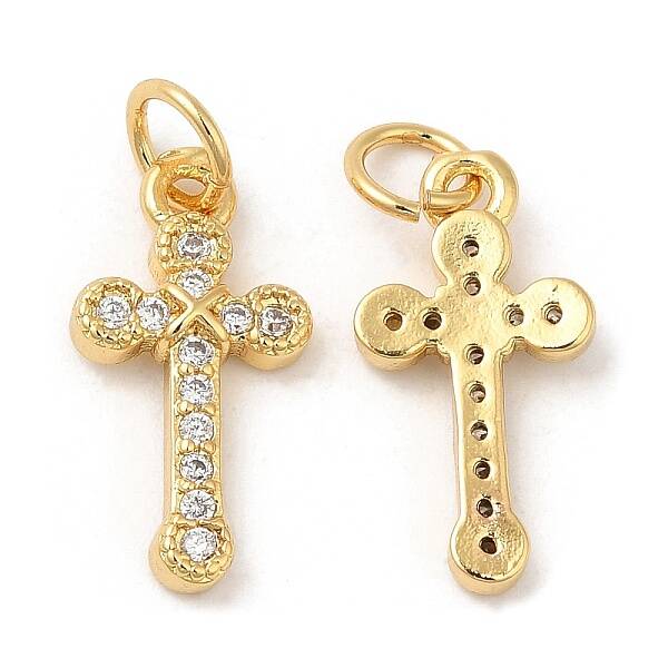 Brass with Cubic Zirconia Pendants