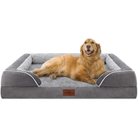 Large Dog Beds Waterproof Orthopedic Foam Dog Beds for Large Dogs Sofa Comfy Pet Bed with Washable Removable Cover & Non-Slip...