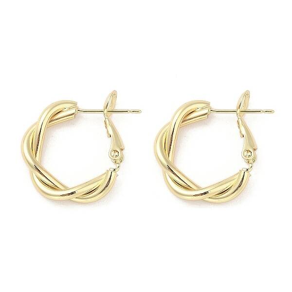 Brass Hoop Earrings