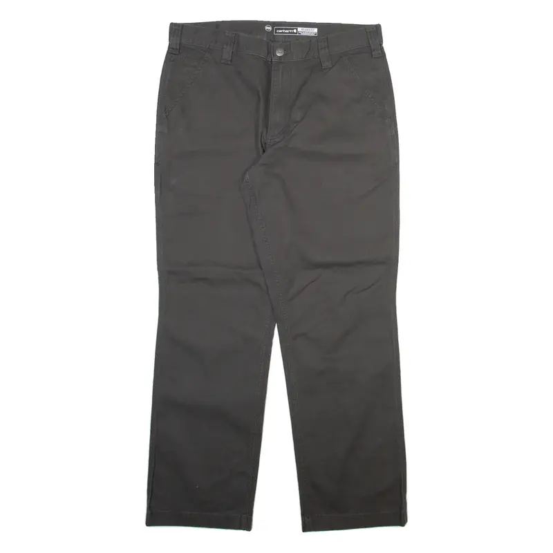 CARHARTT Mens Trousers Grey Relaxed Straight W34 L30