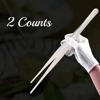 Kitchen Food Tweezers, Stainless Steel Food Straight Tweezers, Universal Kitchen Tool, Multipurpose Tweezers Tongs for Home ...