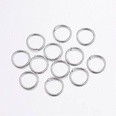 Tarnish Resistant 304 Stainless Steel Open Jump Rings