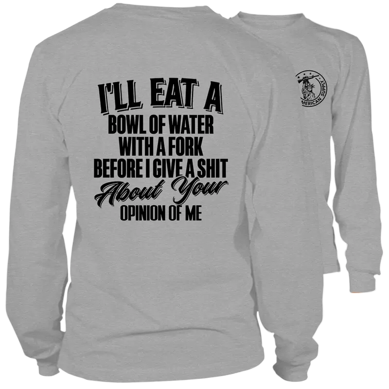 Opinion Of Me - Heather Gray Long Sleeve