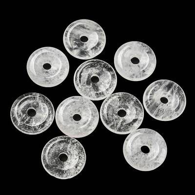 Natural Quartz Crystal China Safety Buckle Pendants