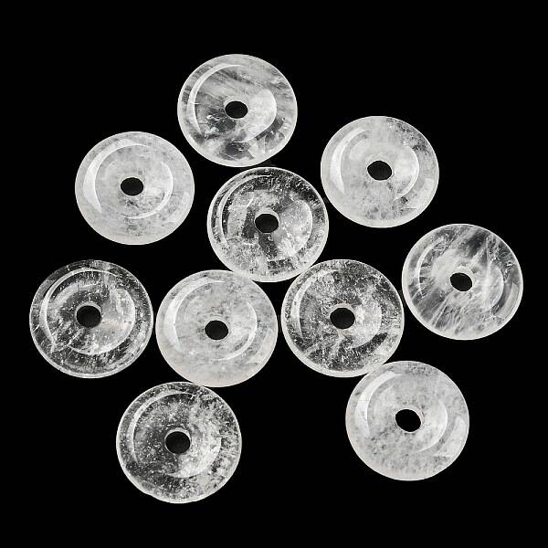 Natural Quartz Crystal China Safety Buckle Pendants