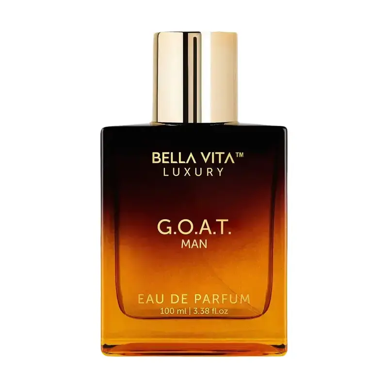 BellaVita Luxury's G.O.A.T. Man | Eau De Parfum (EDP) | Bergamot, Amber & Vetiver | Woody & Musky | Long Lasting | Cruelty F...