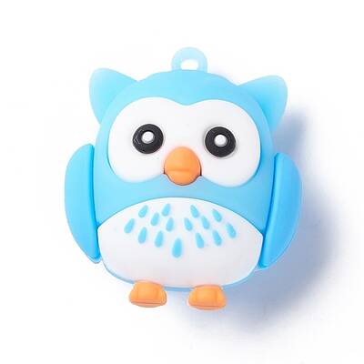 PVC Cartoon Owl Doll Pendants
