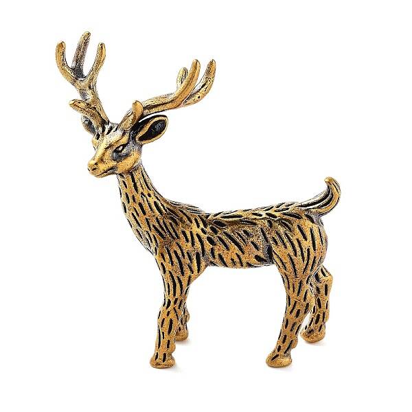 Brass Deer Figurines