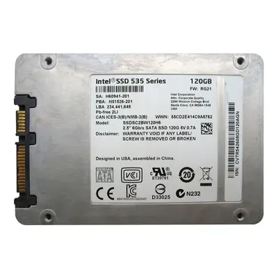 Intel SSDSC2BW120H601 | 535 120GB Multi-Level Cell SATA 6Gb/s 2.5-Inch Solid State Drive