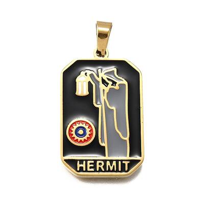 Tarot 304 Stainless Steel Enamel Pendants