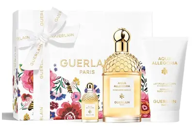 Guerlain Aqua Allegoria Mandarine Basilic - Edt 125 Ml + Lozione Corpo 75 Ml + Edt 7,5 Ml