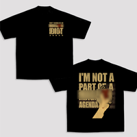 Grunge Statement Tee – Punk Rock T-Shirt with Bold Quote Graphic and Anti-Conformist Streetwear Vibe
