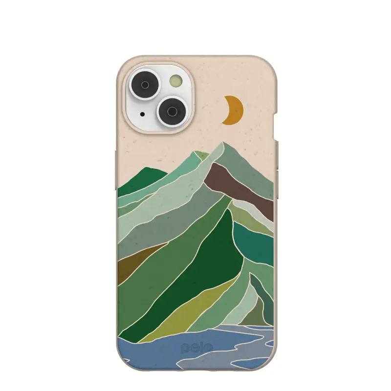Seashell Mountain Sketch iPhone 14/16e Case