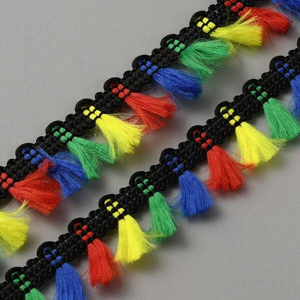 Nylon Fringe Tassel Lace Ribbon