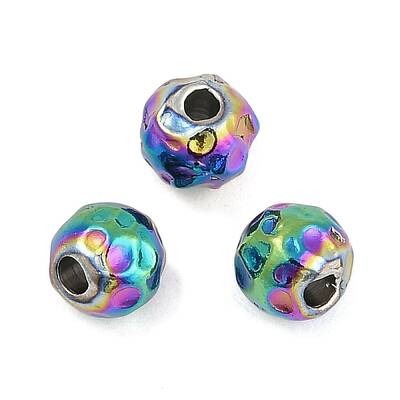 Textured 316 Surgical Stainless Steel Beads