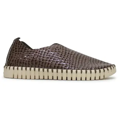 Ilse Jacobsen Tulip 3031 Textile Women's Comfort Shoes - Mud - Size:US 10 Women