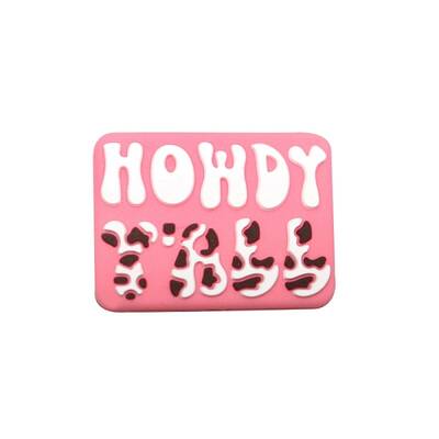 Cartoon English Letter Food Grade Eco-Friendly Silicone Focal Beads
