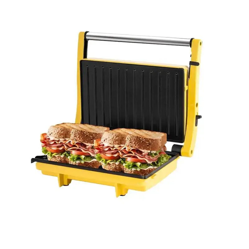 Sandwich Maker with Non-Stick Cooking Plate, Electric Indoor Grill that Opens 180 Degrees, Floating Hinge Panini Press Grill,...