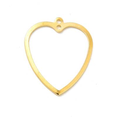 Rack Plating Brass Connector Charms