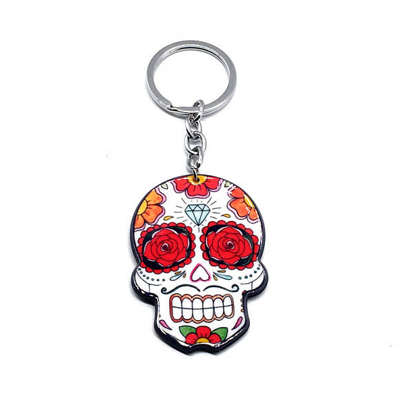 Plastic Pendant Keychain