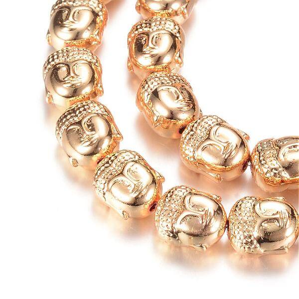 Electroplate Non-magnetic Synthetic Hematite Bead Strands